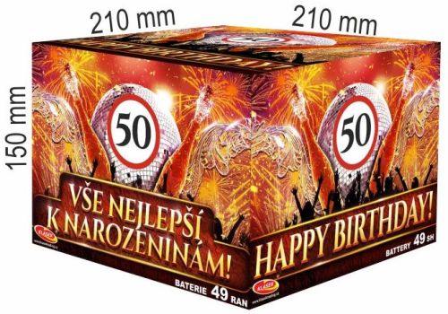 Vše nejlepší k narozeninám 49 ran / 25mm