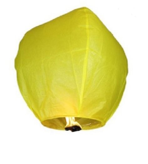 Létající lampion štěstí - žlutý